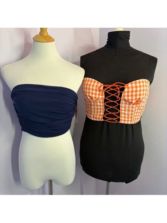 SHEIN Tops - SHEIN Bandeau Tops, Set of 2, NWT, Size L